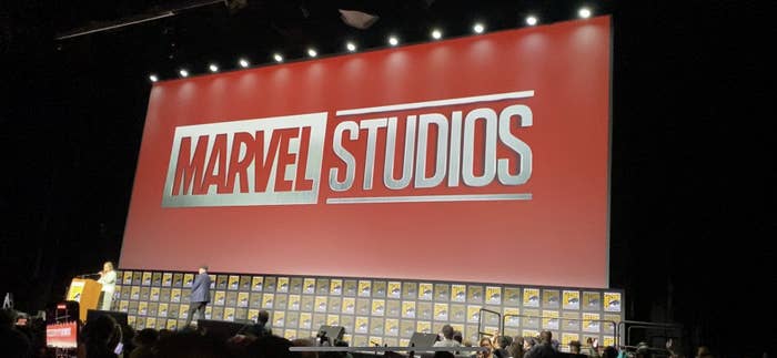 Marvel Studios sign at Comic-Con