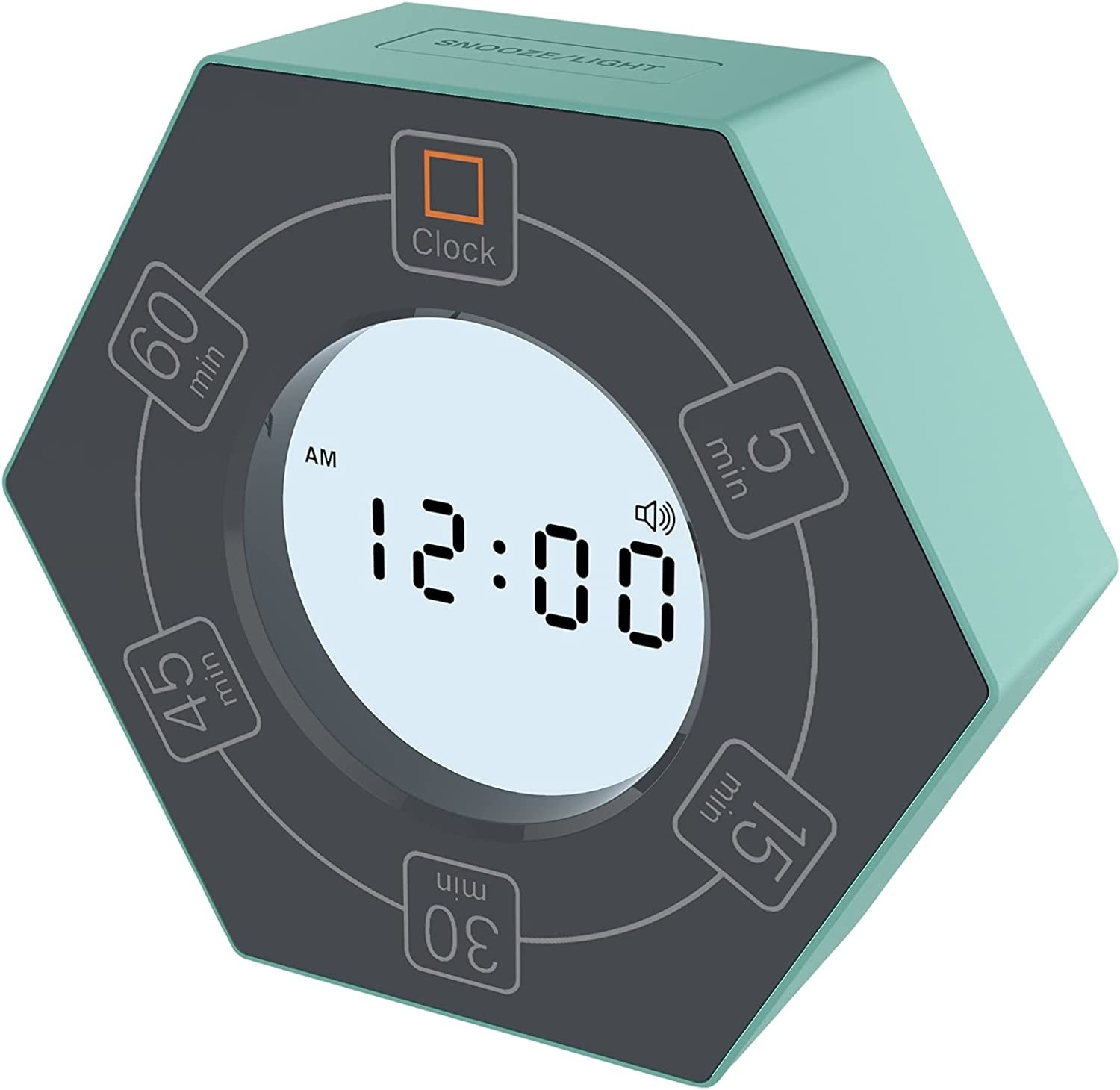clock blocked out for different timers