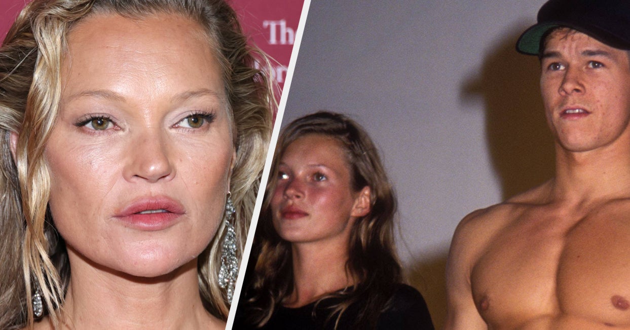 Kate Moss Was Scared During Mark Wahlberg Photoshoot