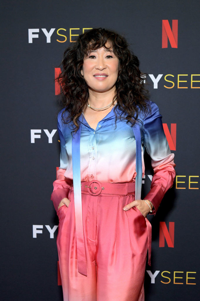 Sandra Oh smiling at an event