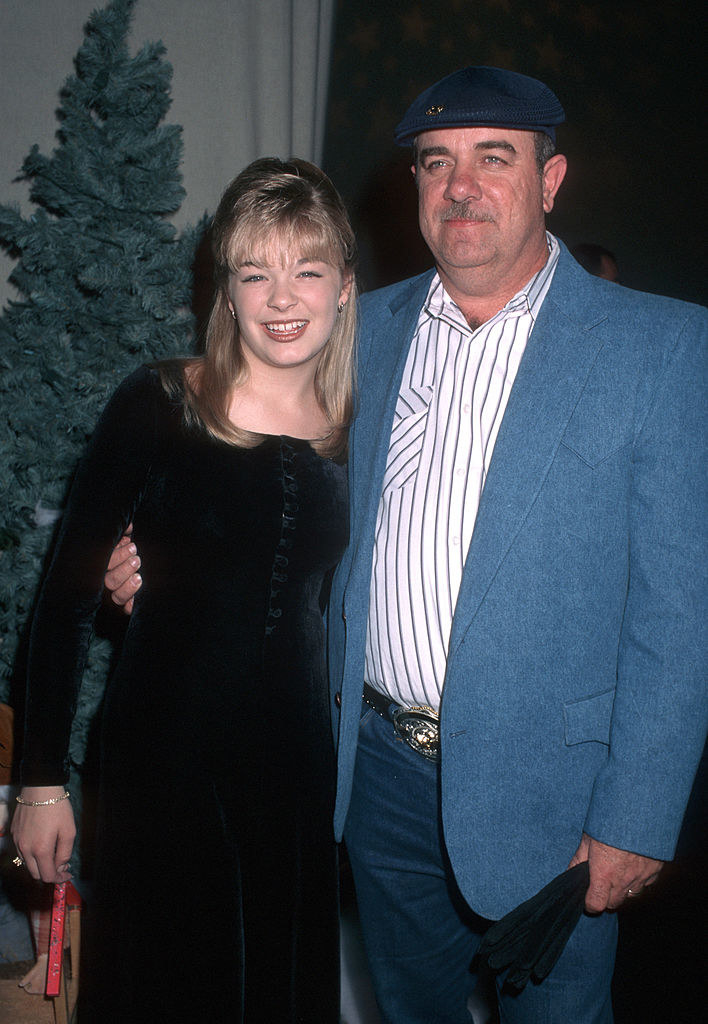 LeAnn Rimes with her dad