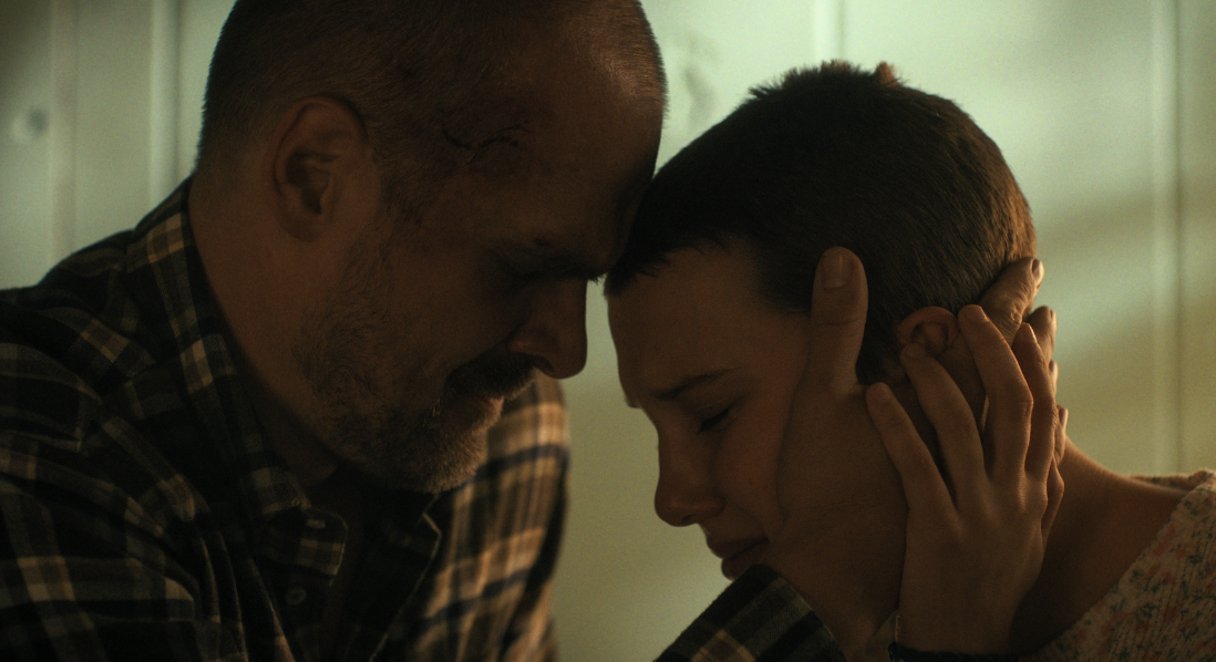 An episode still of Eleven and her dad