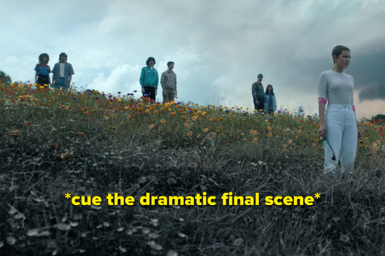 A still from the final scene of the episode