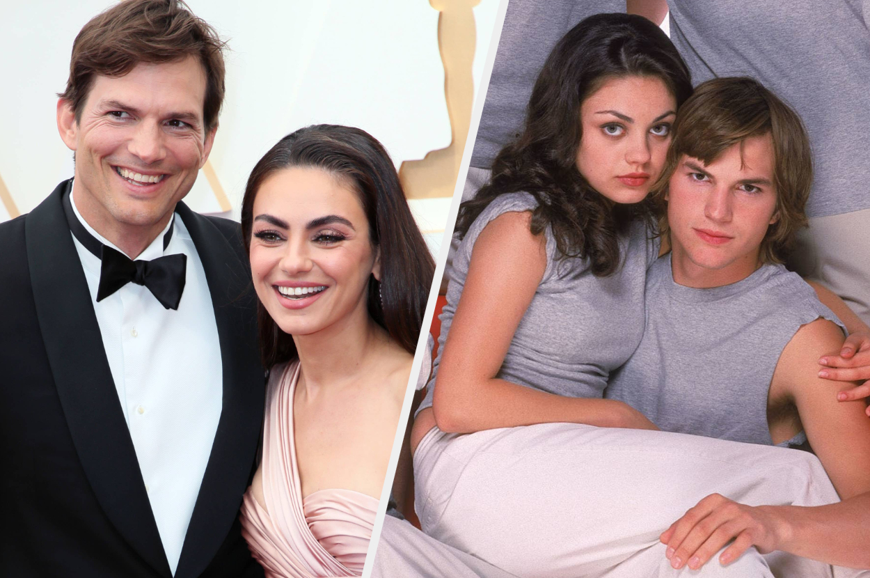 Ashton Kutcher on Mila Kunis and His First Kiss on 'That '70s Show' and Off  - Ashton on Who Made First Move