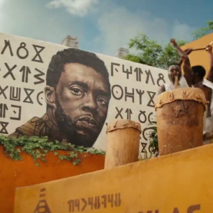 Portrait of Chadwick Boseman in "Black Panther: Wakanda Forever"