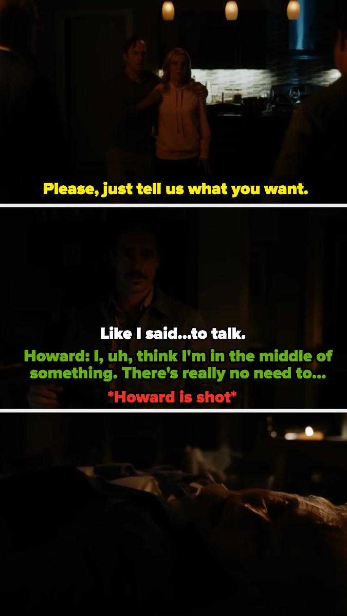 howard being shot