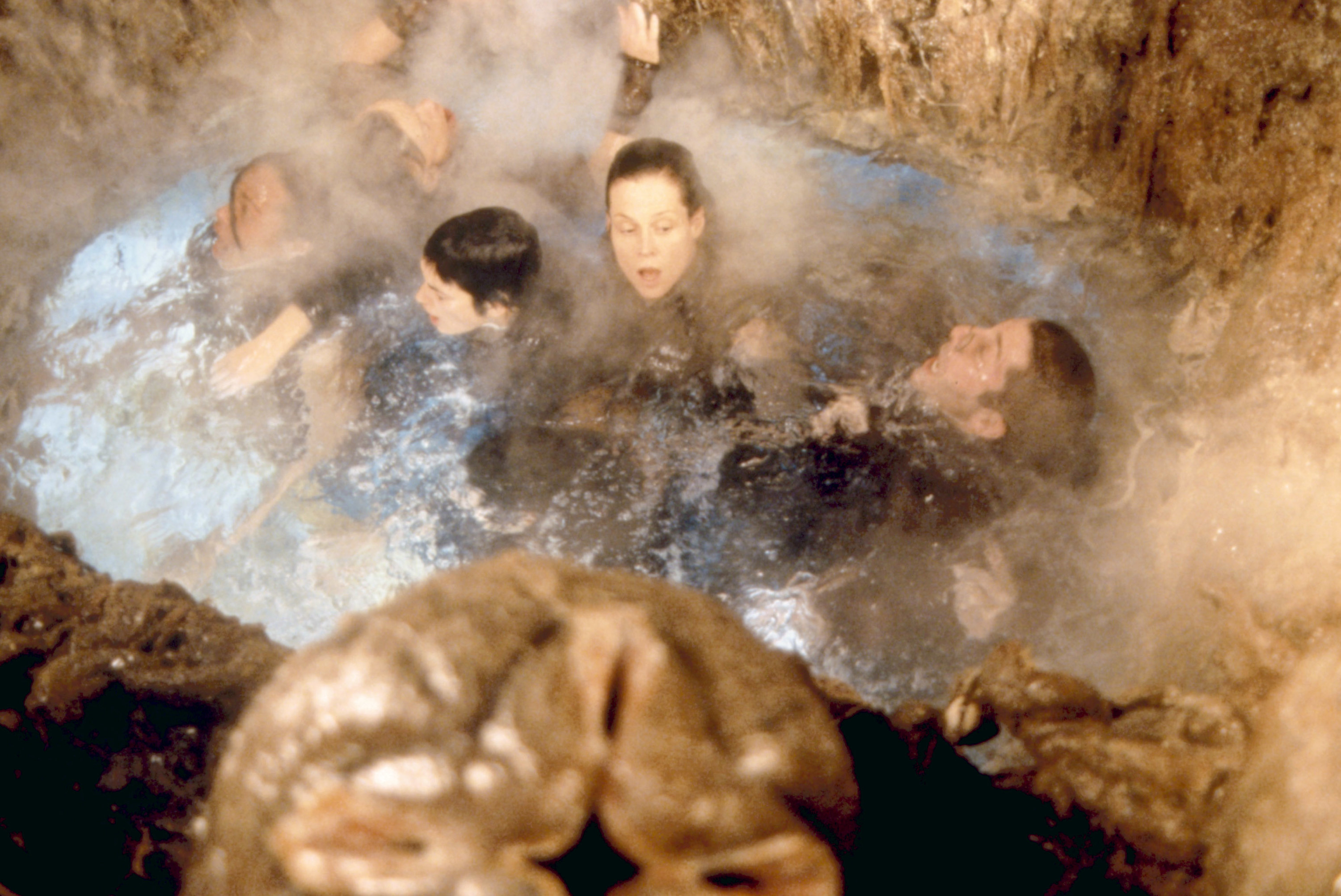 The heroes of &quot;Alien: Resurrection&quot; find themselves trapped in a pit lined with facehugger eggs.