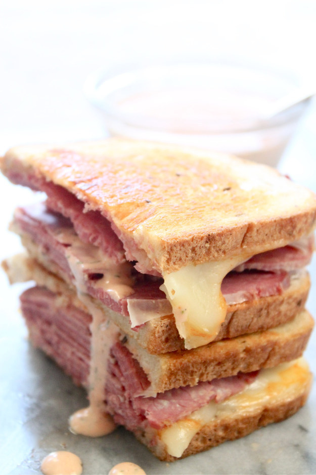 Corned Beef Sandwiches With Copycat Grouchos Sauce