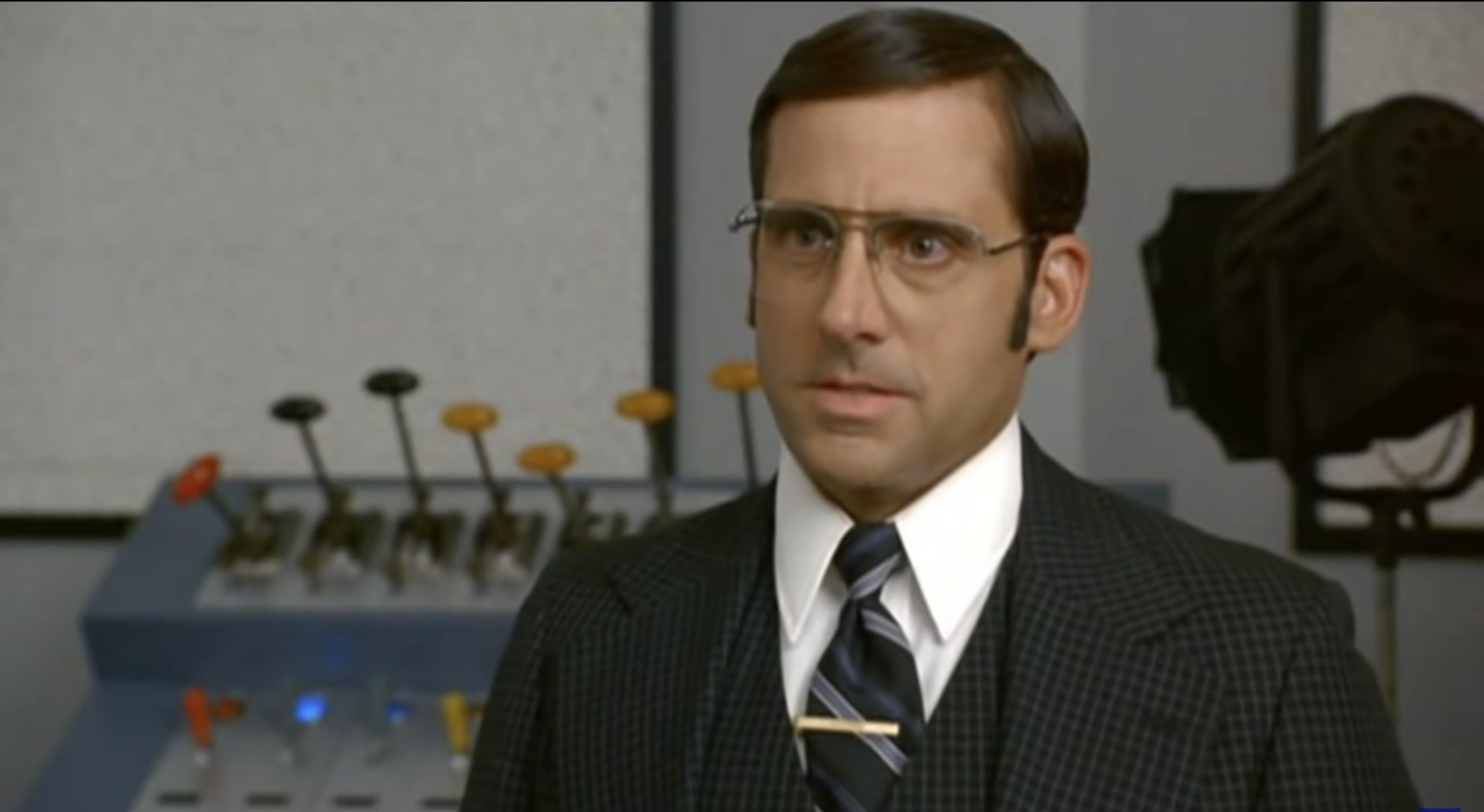 Man with glasses in &quot;Anchorman&quot;