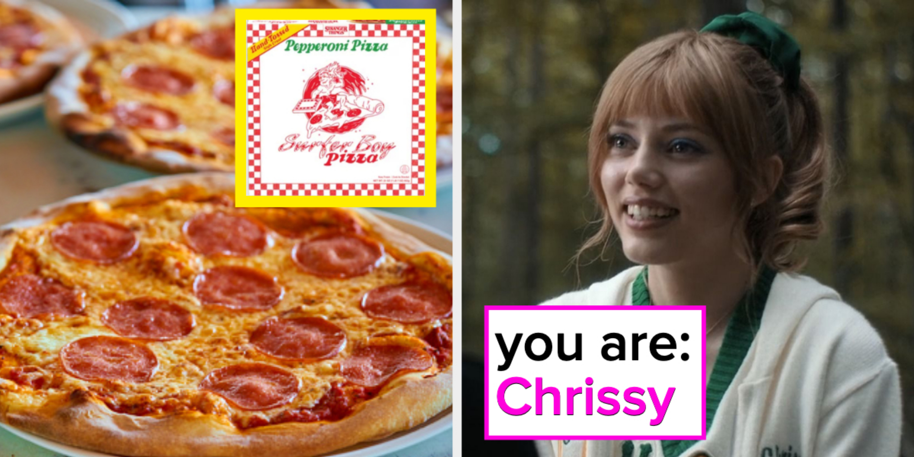 Try Before You Deny Checkered Surfer Boy Pizza Stranger Things