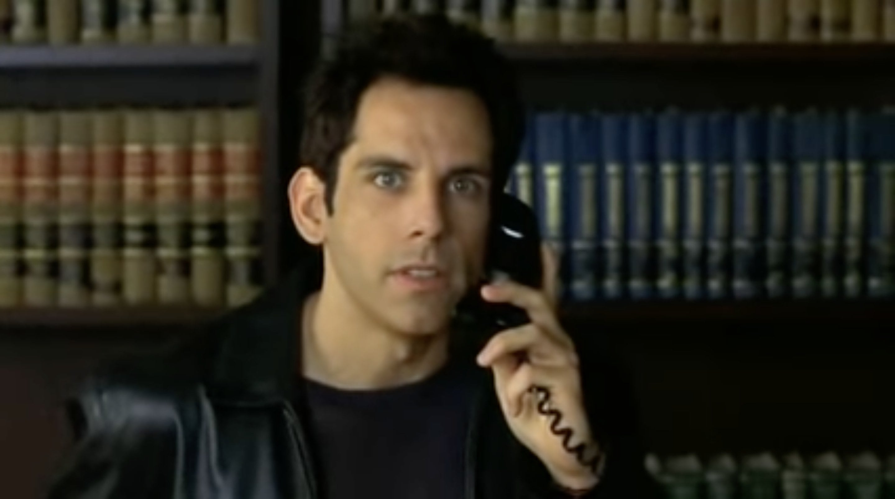 Man stares into camera while on the phone in &quot;Keeping the Faith&quot;