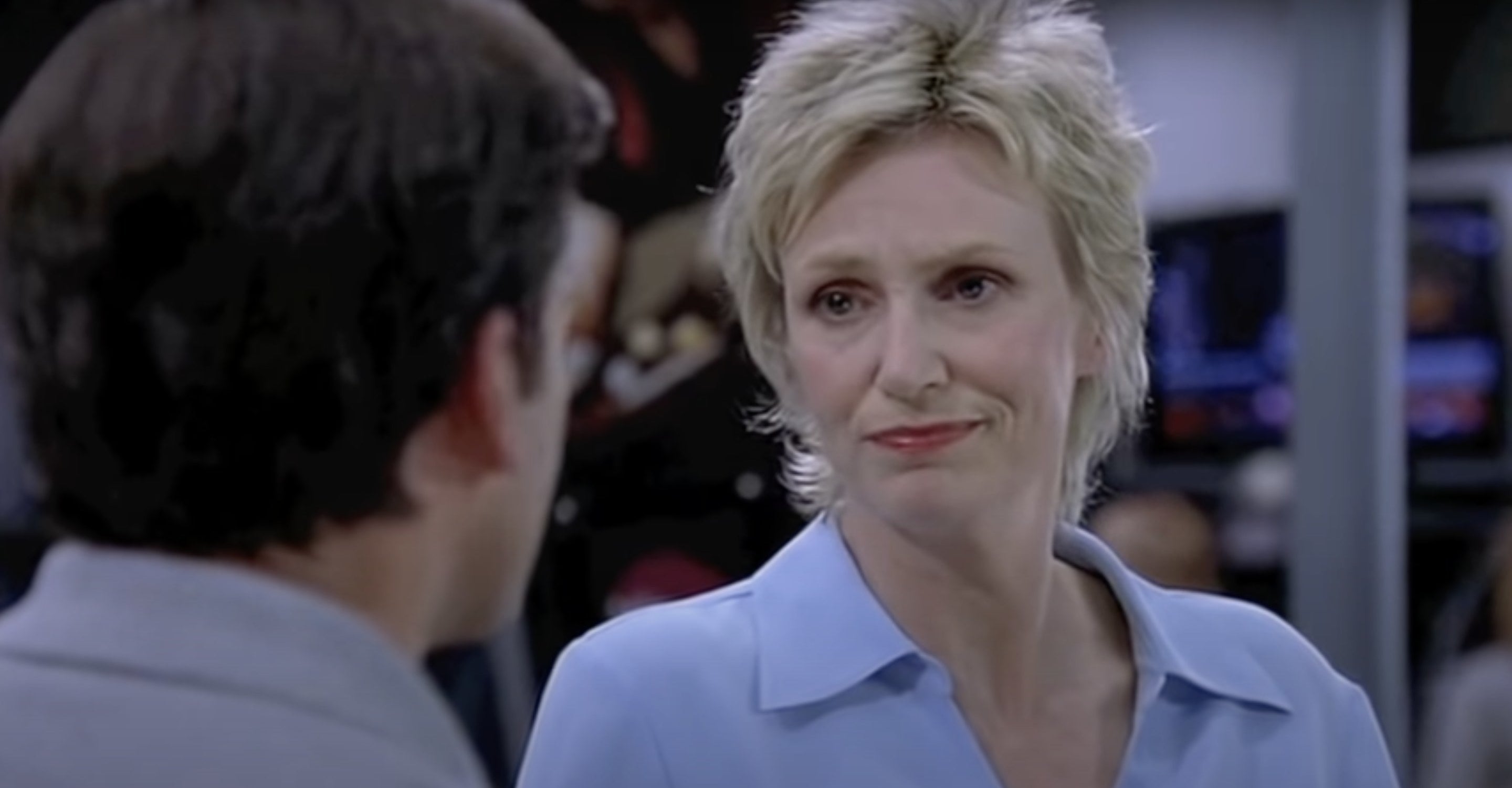 Woman stares disappointingly at a man in &quot;The 40-Year-Old Virgin&quot;