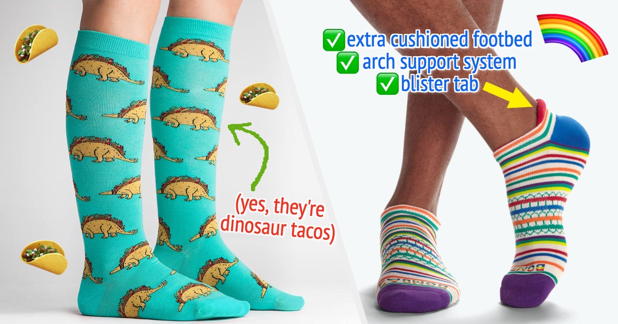 21 Colorful Socks That'll Take Your Sock Drawer (And Feet) From Drab To Fab