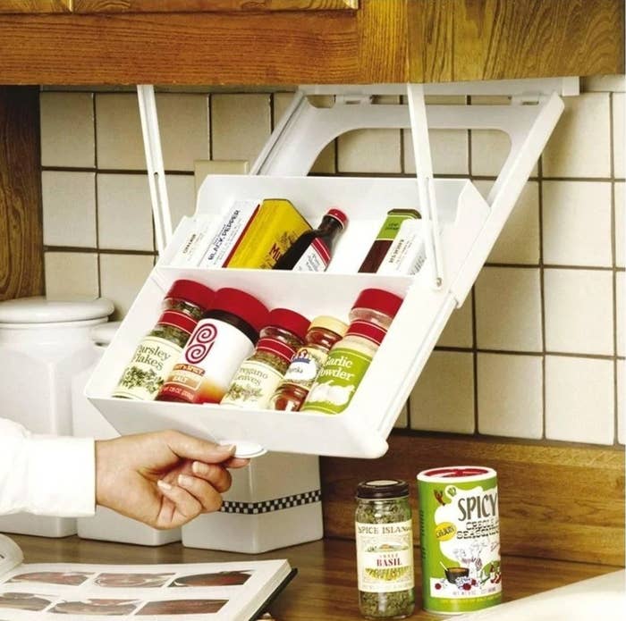 organizador desplegable para estantes