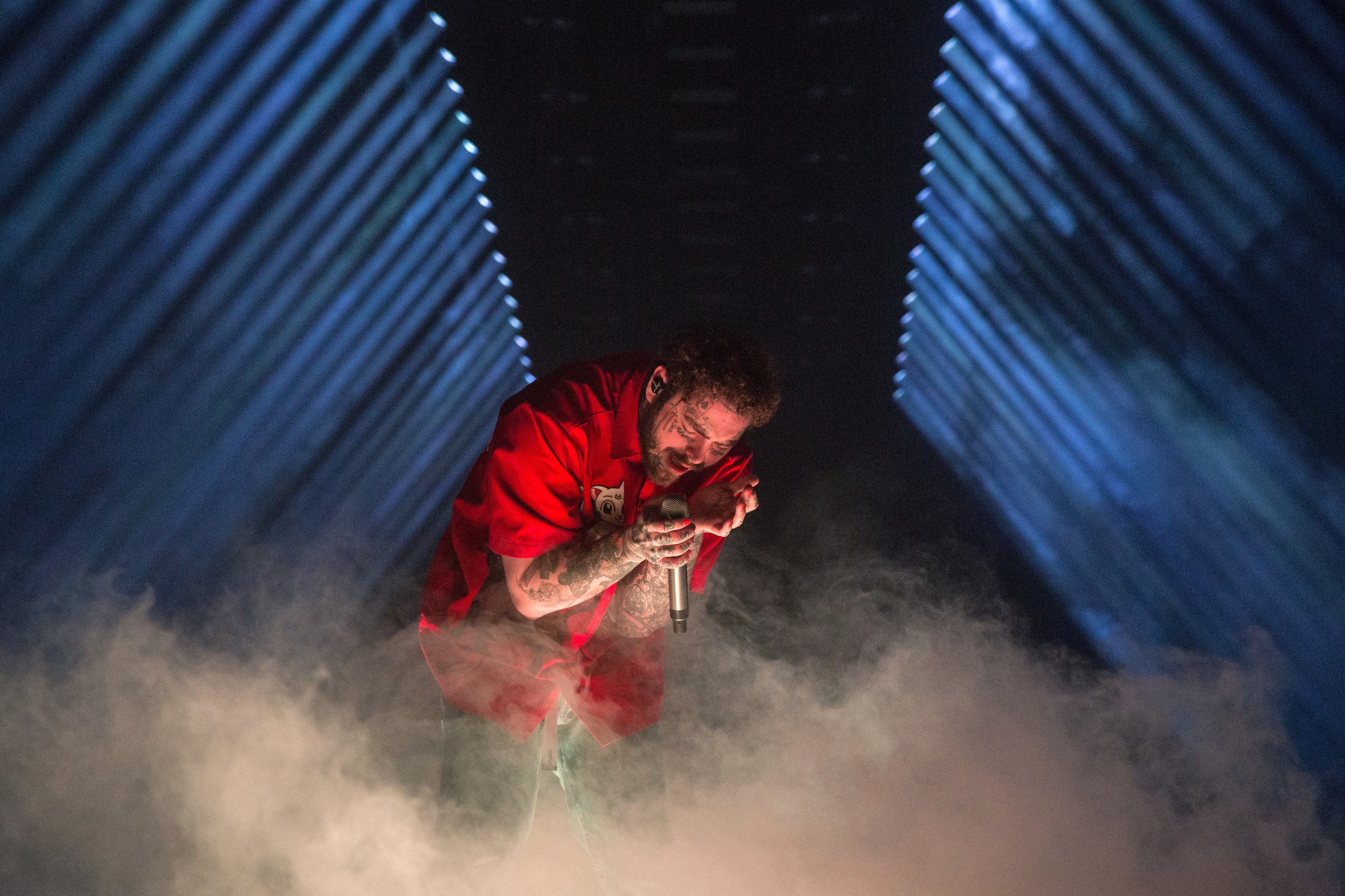 Post Malone performs on his Runway tour