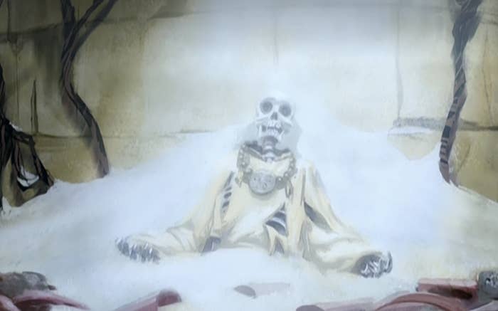 Monk Gyatso&#x27;s skeleton