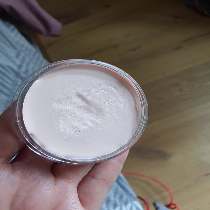 A reviewer's photo of the nude product