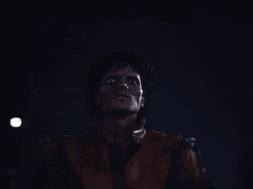 A gif from Michael Jackson&#x27;s Thriller video