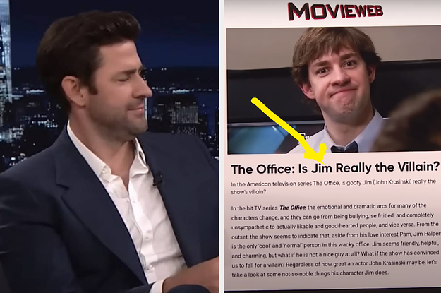 John Krasinski Reacted To "The Office" Fan Theory That Jim Is A Villain