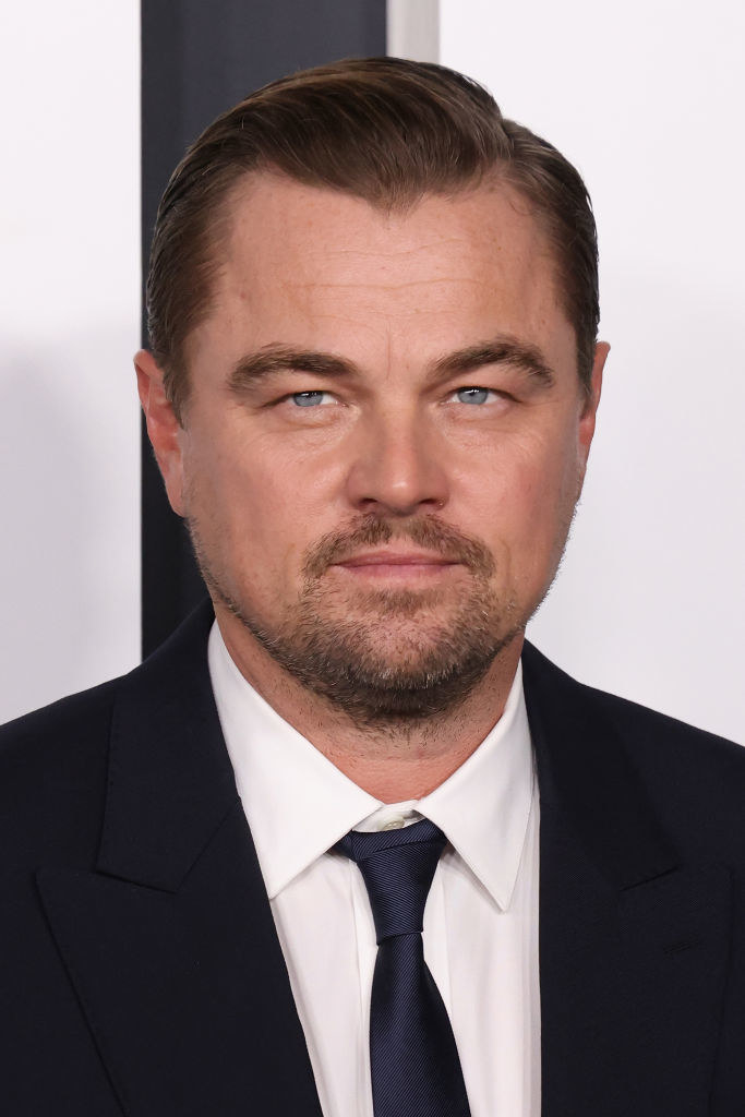 Close-up of Leo in a suit and tie