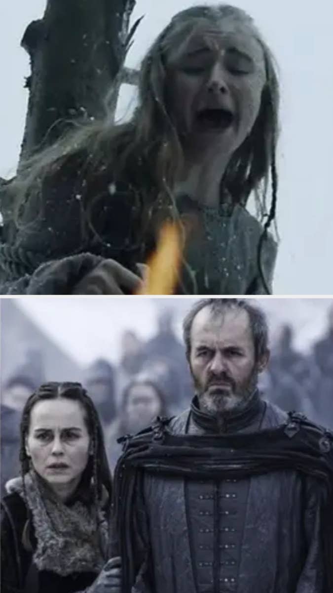 Shireen burning