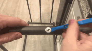 gif of a reviewer using the tool to remove a sticker
