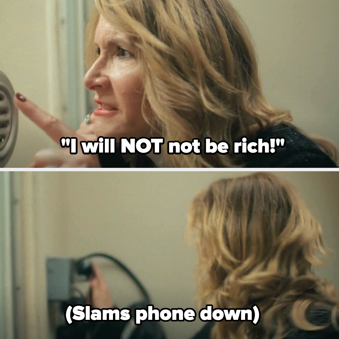 renata saying &quot;i will not not be rich then slamming the phone down