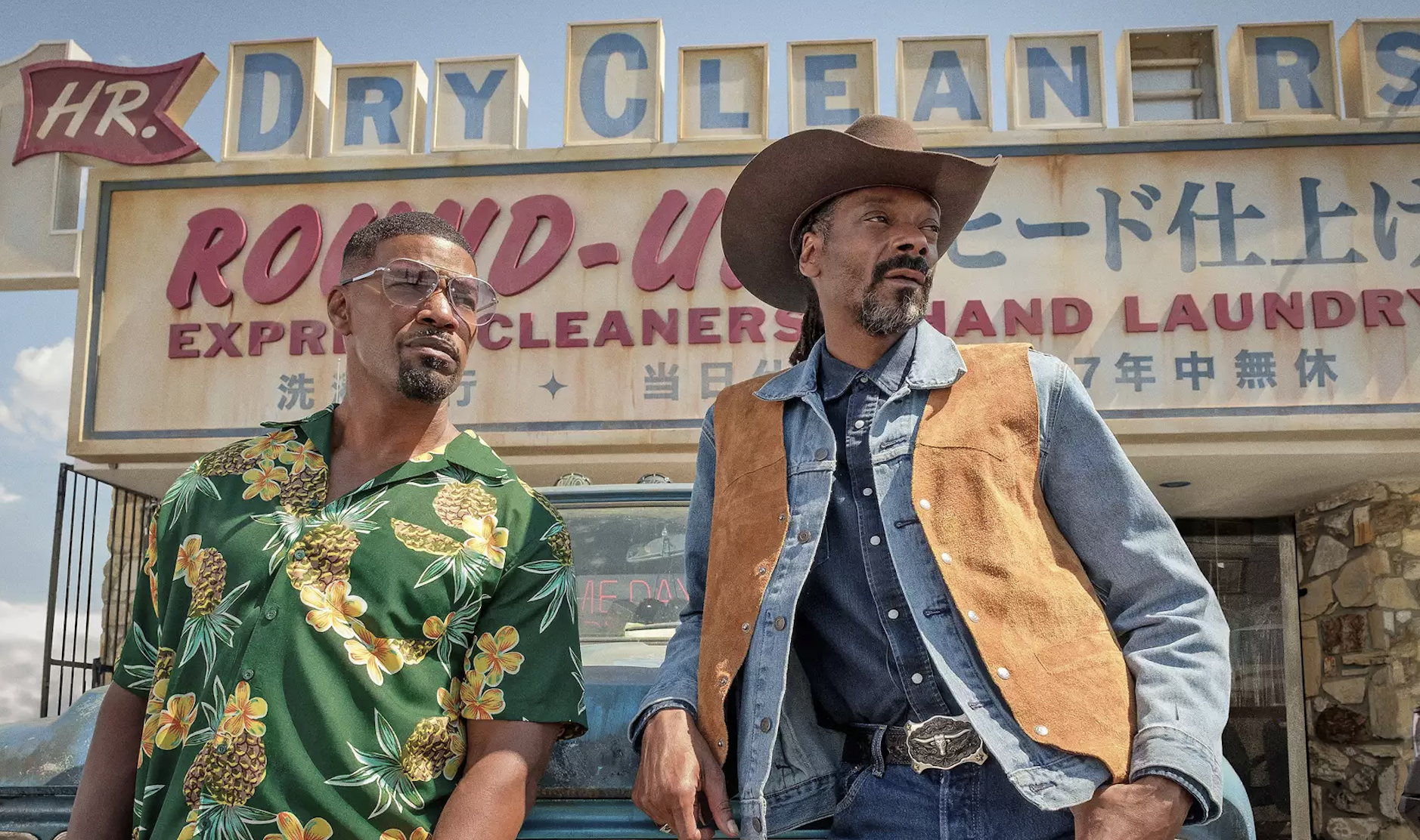 Jamie Foxx as Bud and Snoop Dogg as Big John in &quot;Day Shift&quot;