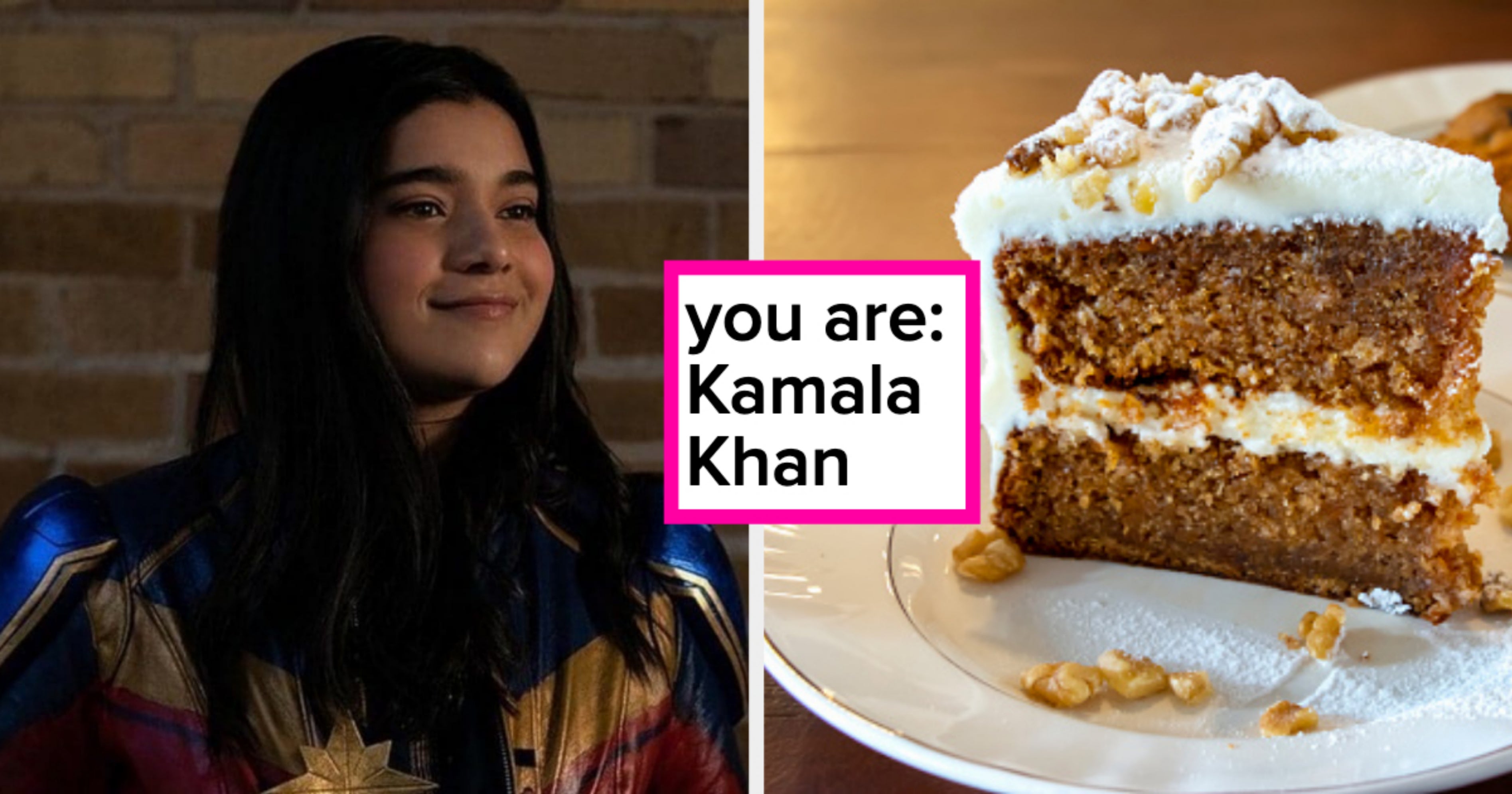Carol Danvers And Kamala Khan Dessert Quiz