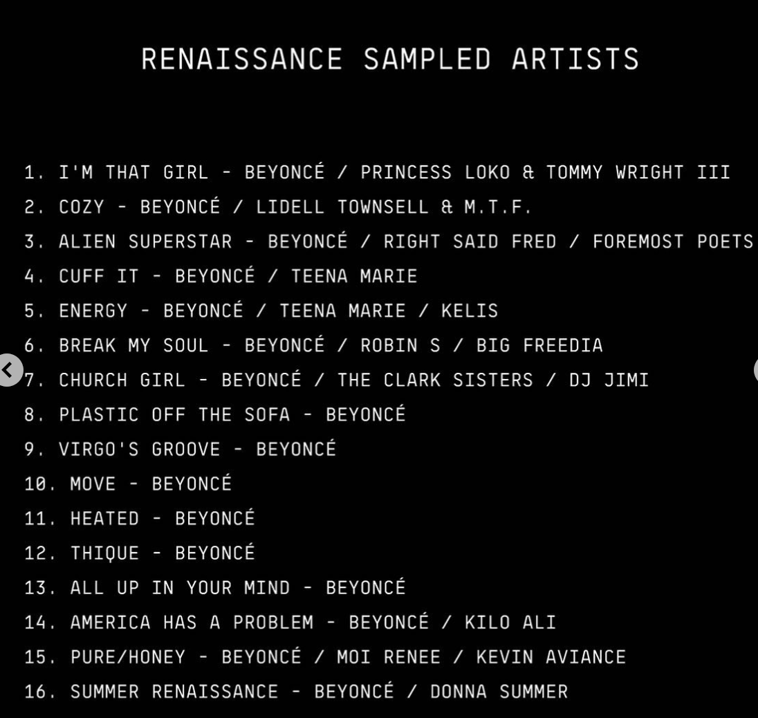 Beyoncé Renaissance: Samples, Credits, Dance Music Explained