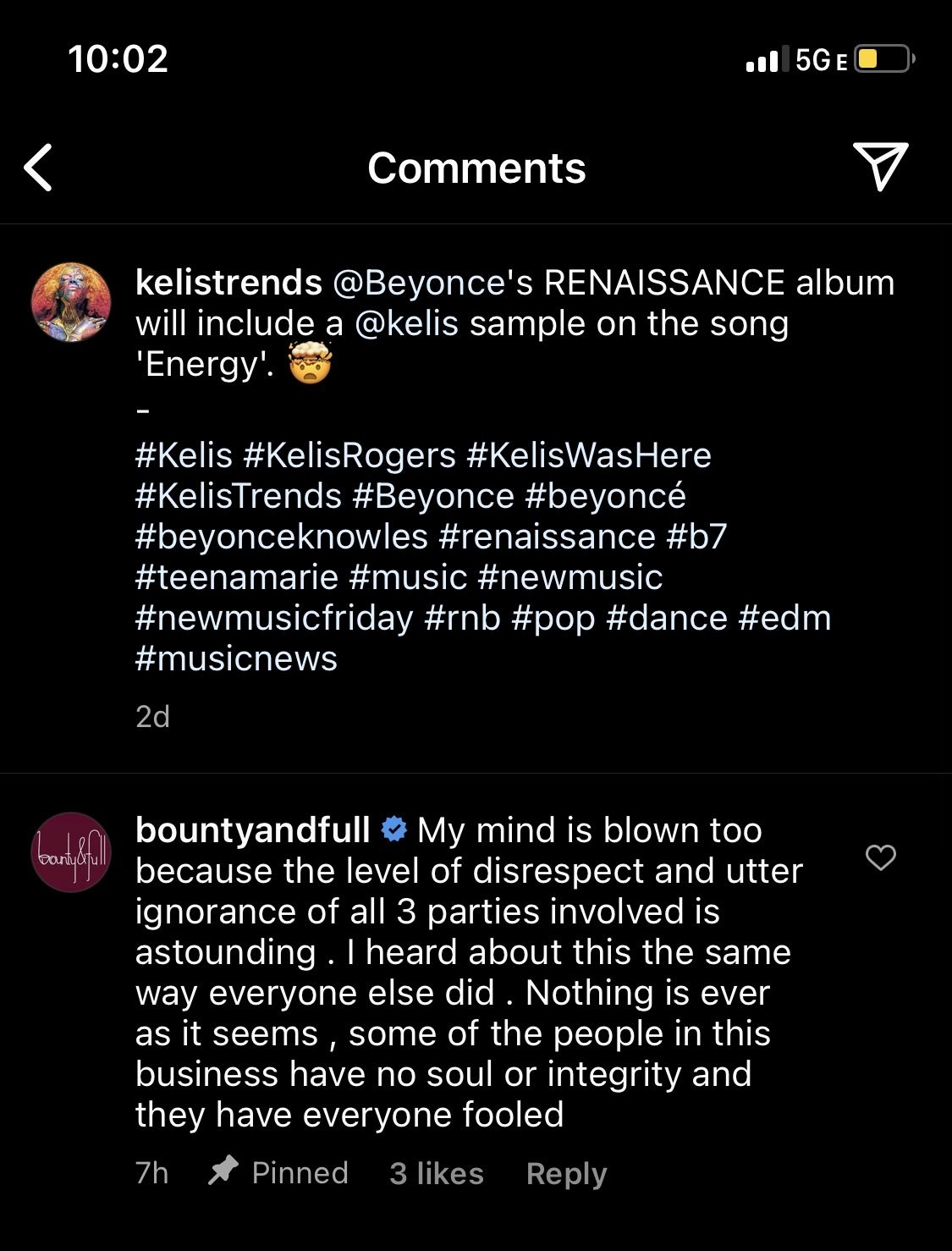 Kelis Claims Beyoncé Sampled Her On Renaissance Without Permission