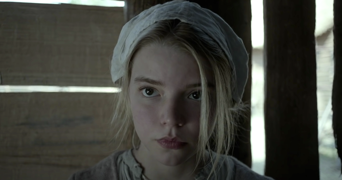 A girl in Puritan clothing