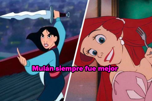 Mulan vs ariel