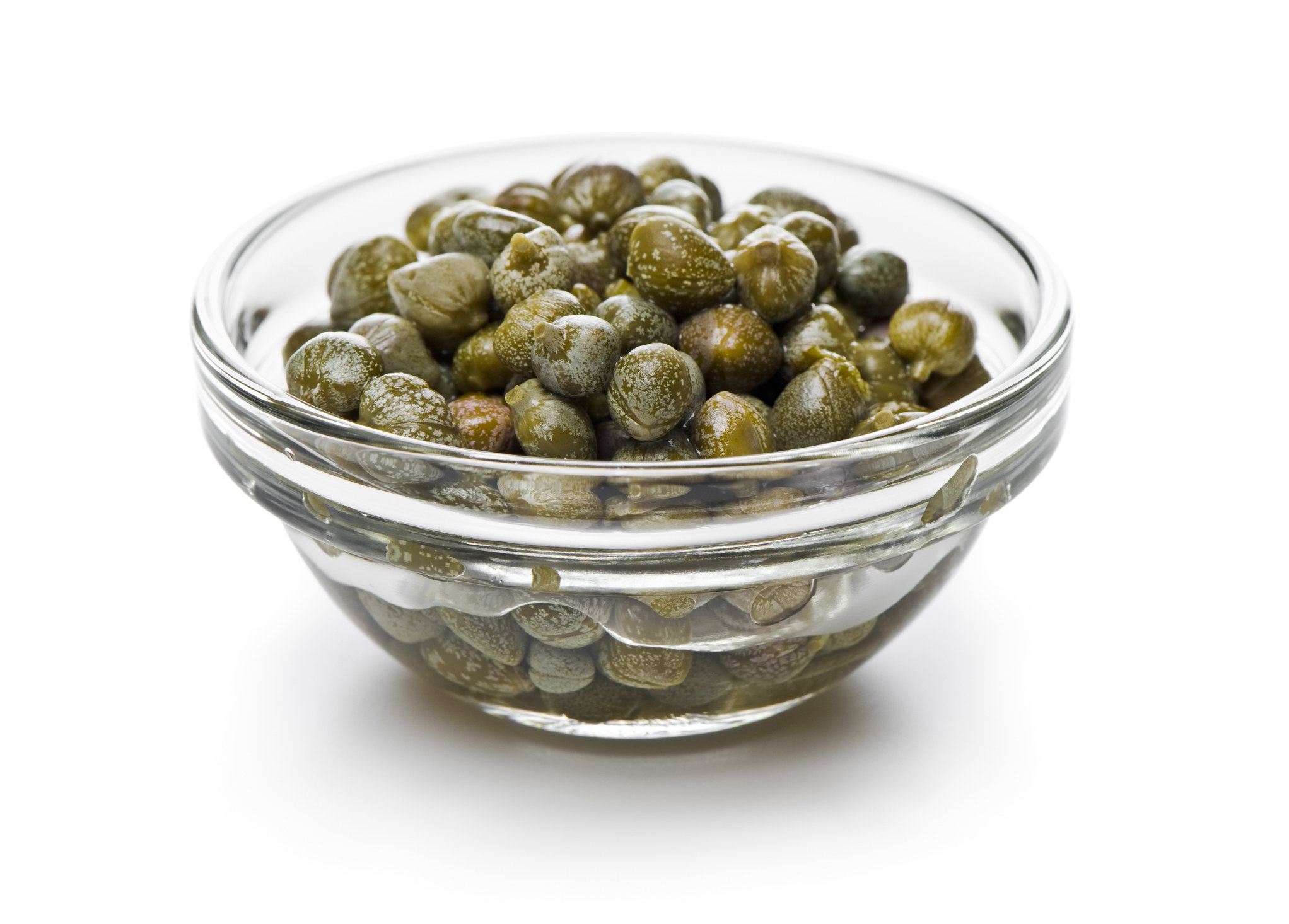a bowl of capers