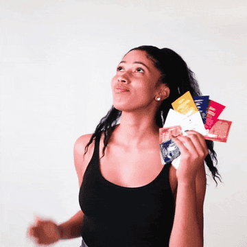 person making it rain with coupons