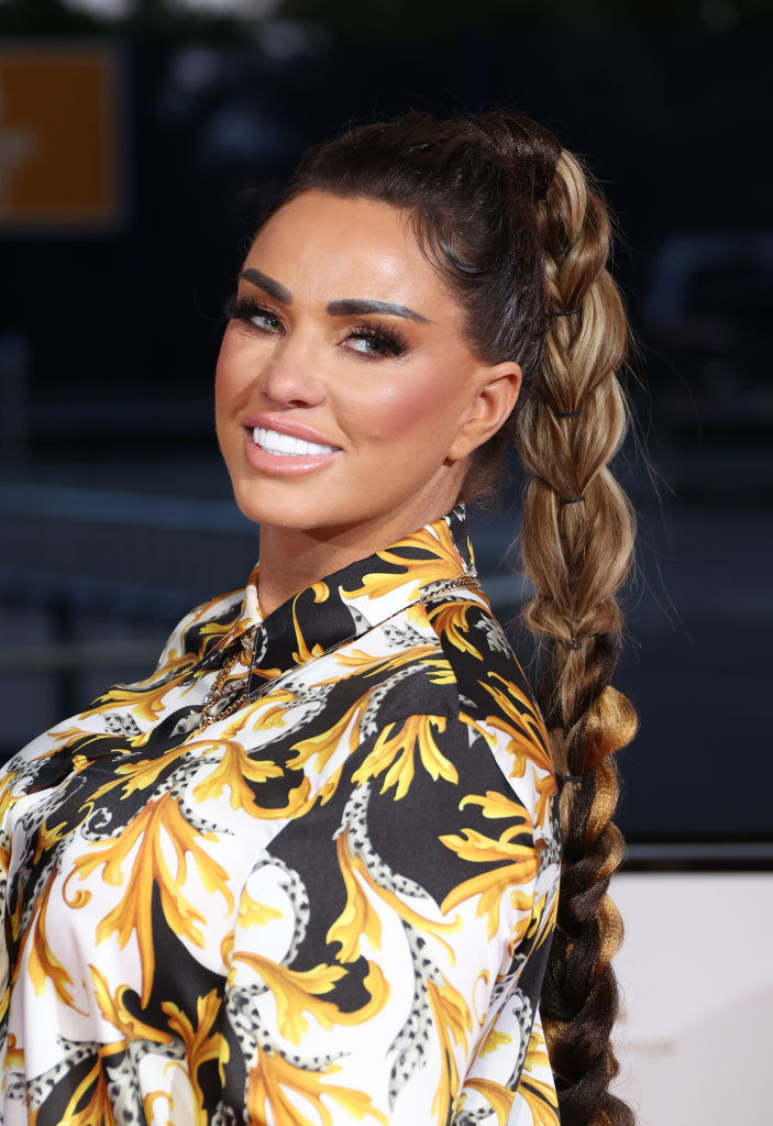 Katie Price smiling for the camera