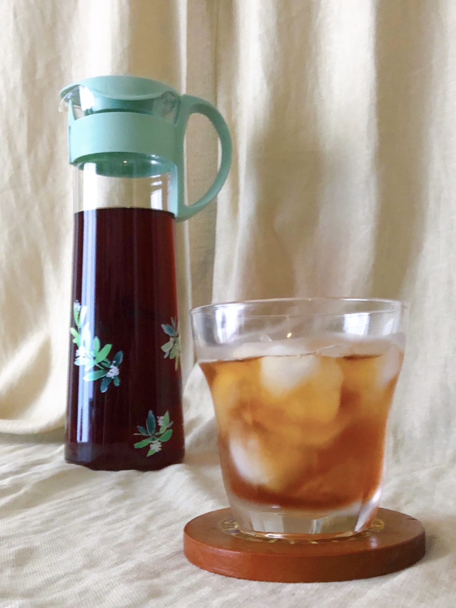 Afternoon Tea LIVING （アフターヌーンティー・リビング）のキッチングッズ「バーベナストレーナー付きガラスボトル」耐熱ガラスだから便利