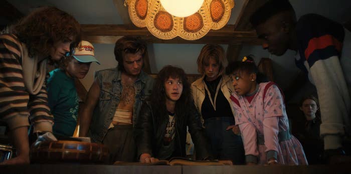 The Stranger Things crew goes over the plan