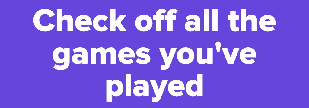 A URL with all the games you've ever played