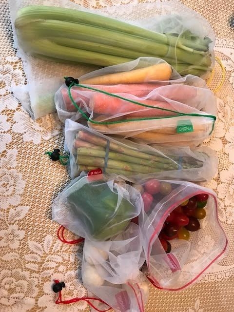 Reviewer image of produce in mesh bags
