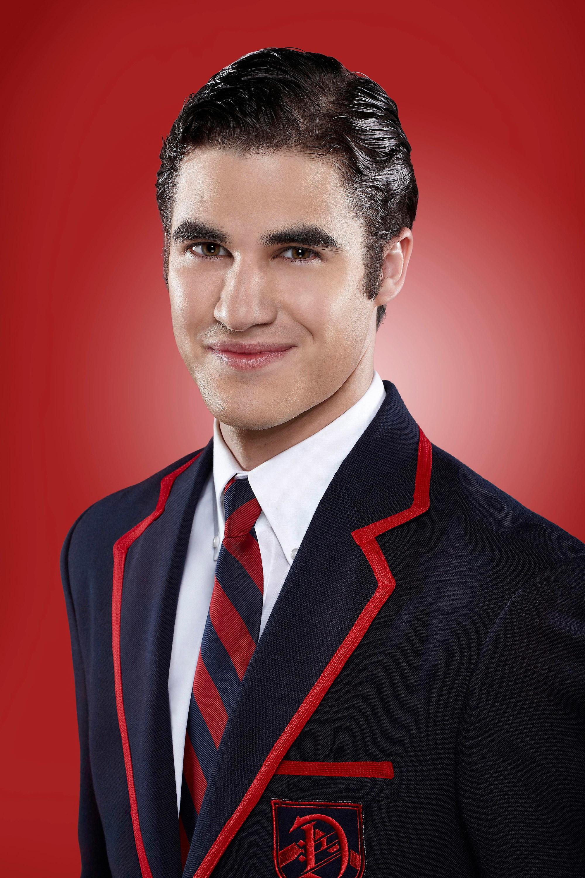 Darren Criss as Blaine smiles in a promotional photo for &quot;Glee&quot;