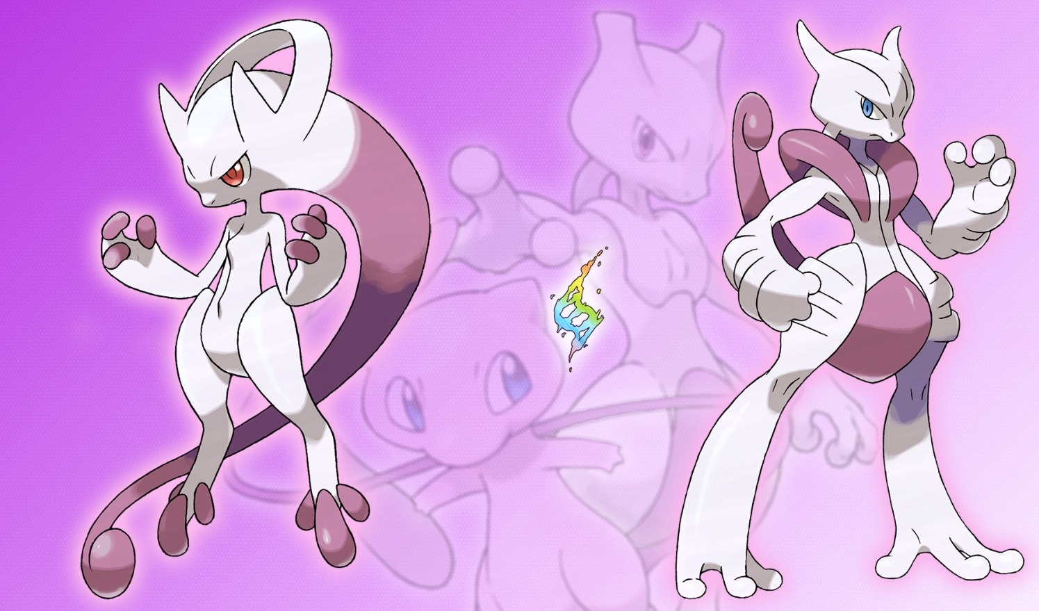 Mewtwo two mega evolutions X and Y