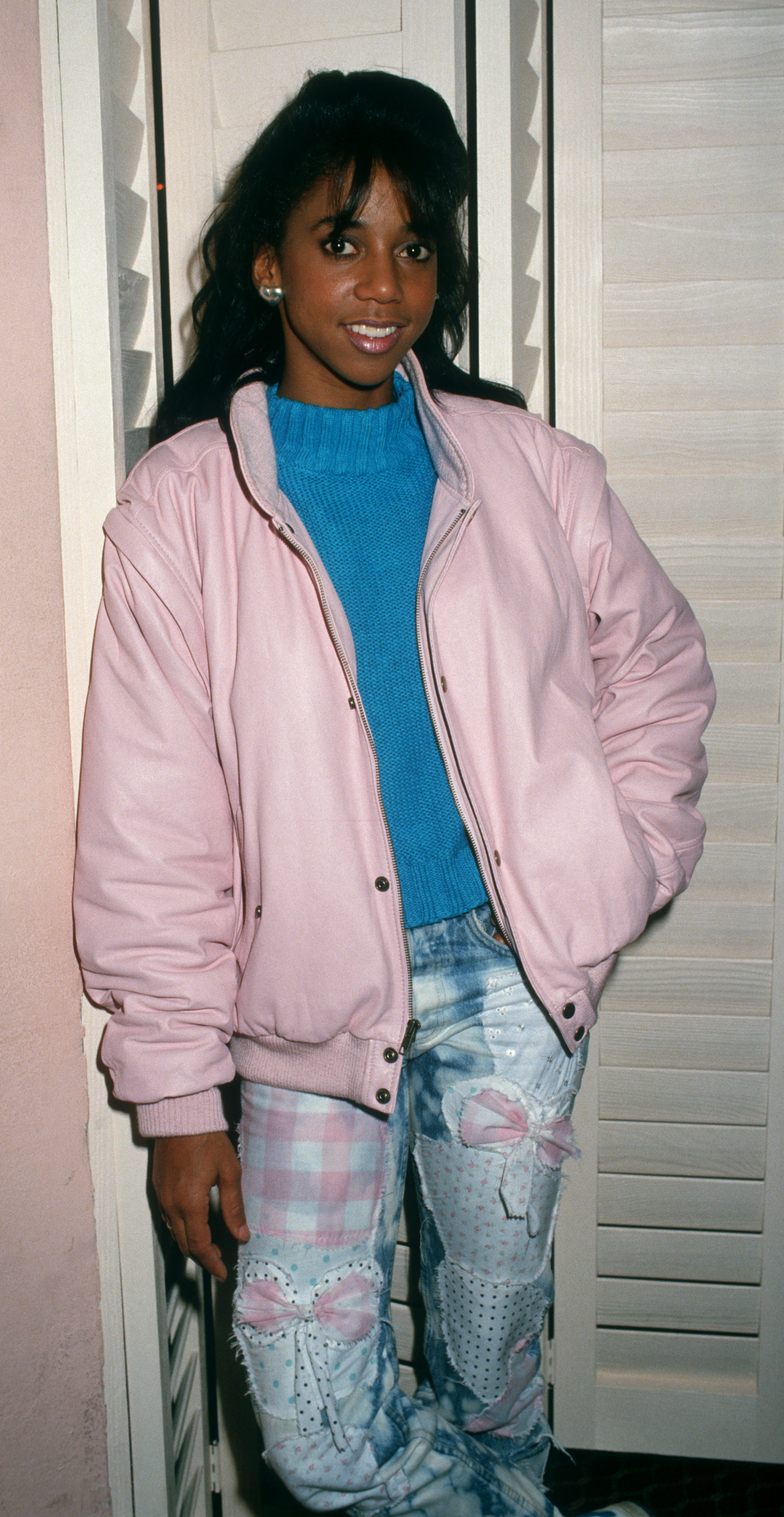 Holly Robinson is seen at the Los Angeles &quot;Feed The Valley Homeless Benefit&quot; in December 1987