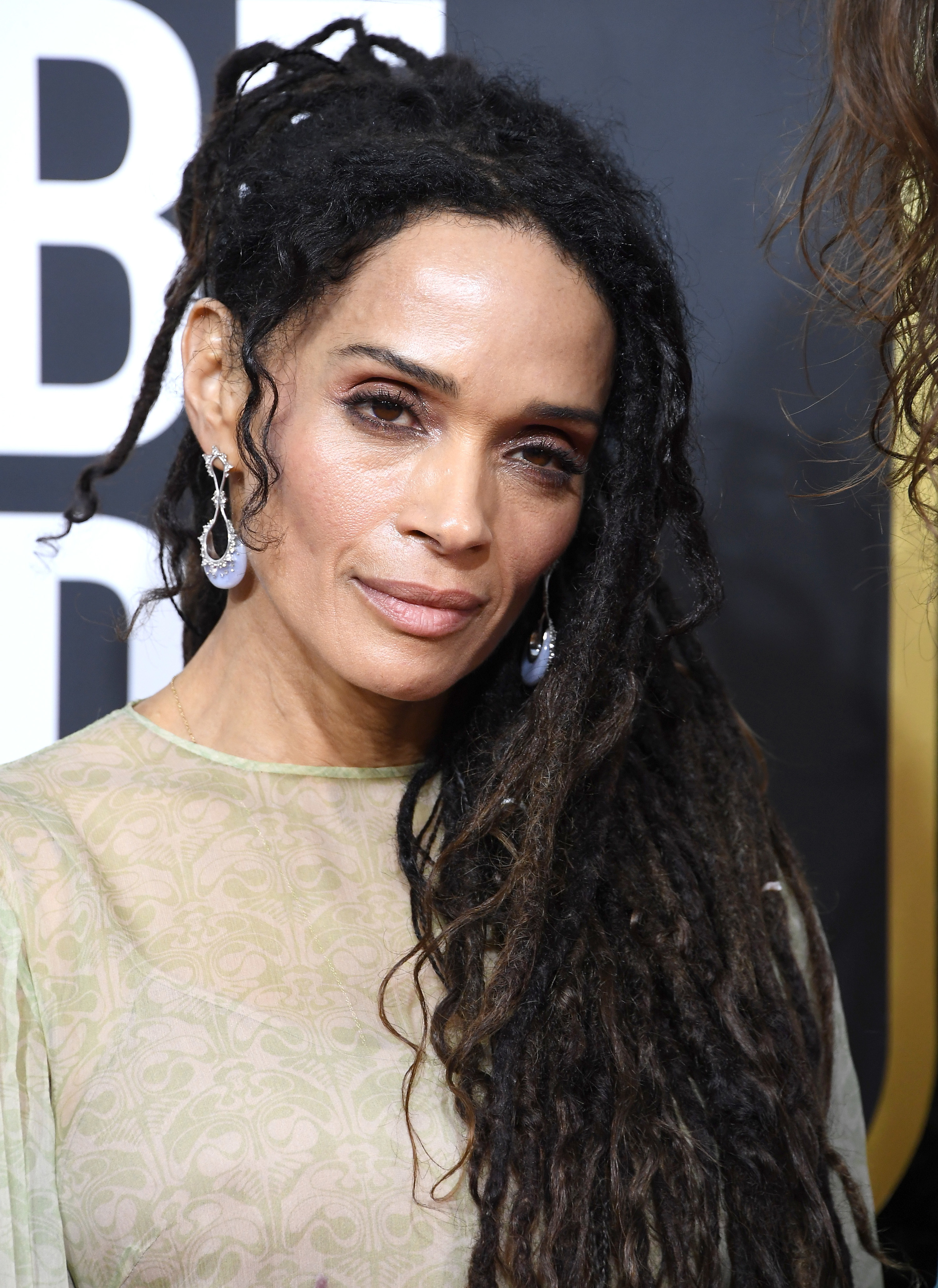Lisa Bonet poses at the Golden Globes in January 2020
