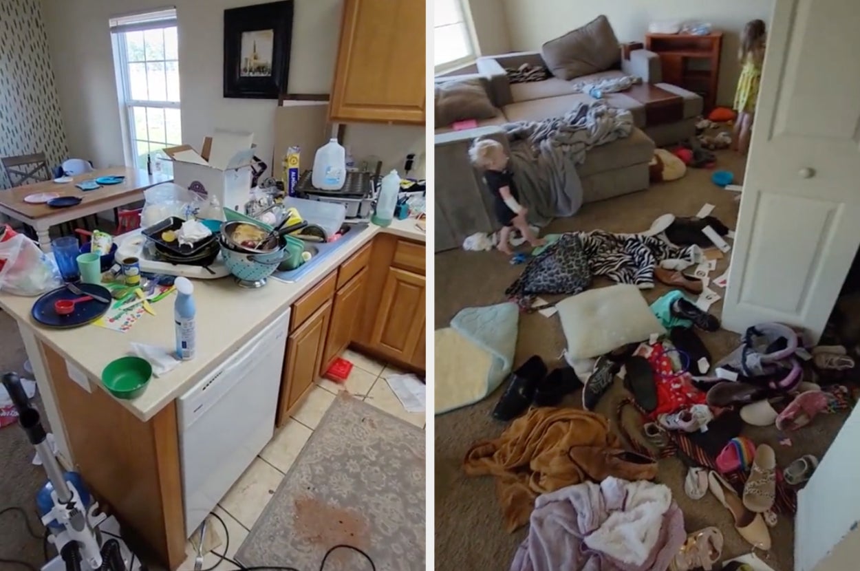 TikTok Mom Shares Just How Messy Her Home Gets, image size:1250x830