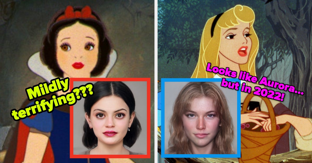 We asked an AI to show us the Disney princesses at the current age of their  movies…