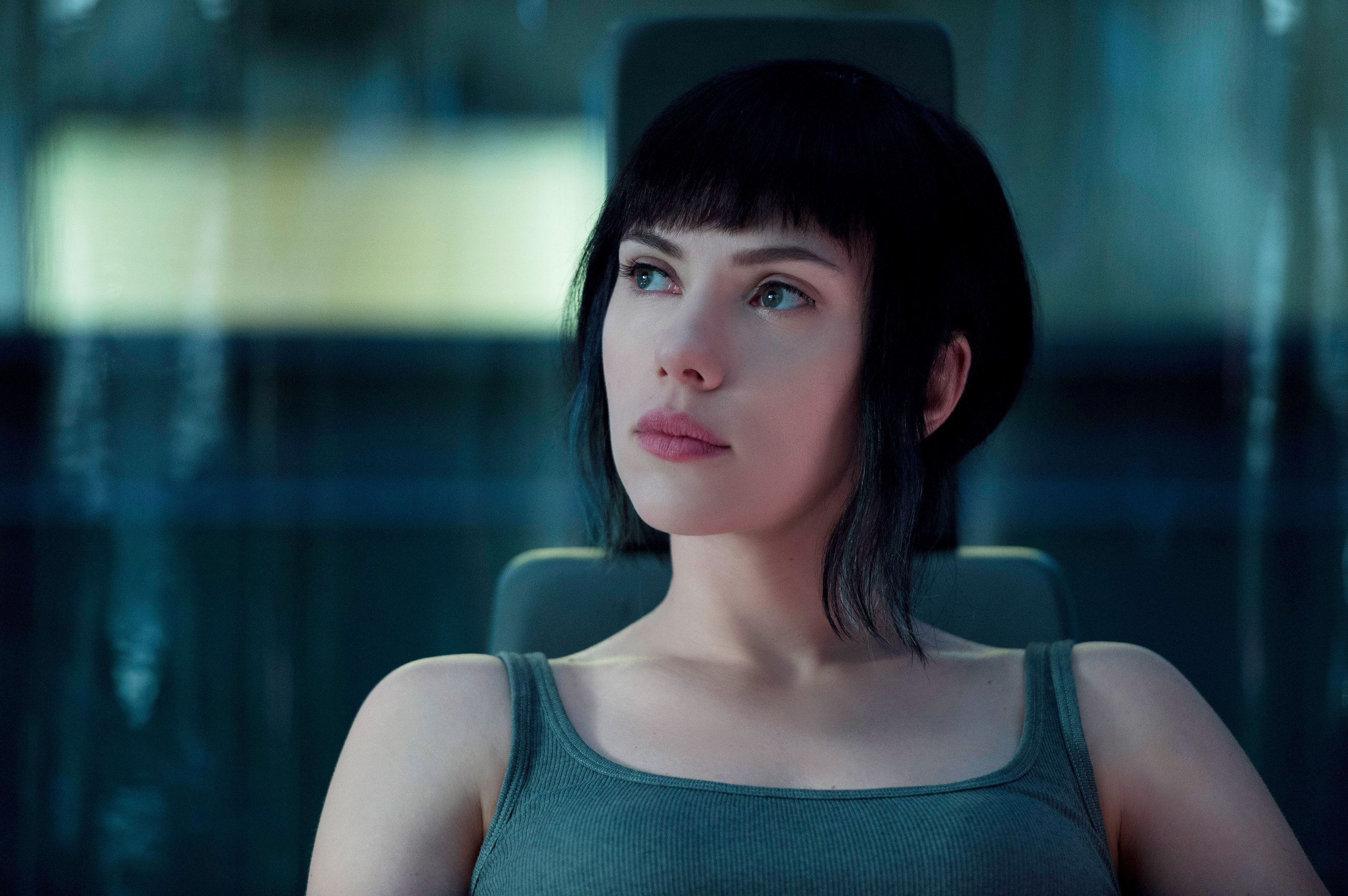 scarlett johansson in ghost in the shell