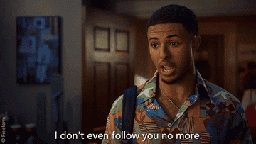 doug tells jazz he doesn&#x27;t follow her on social media anymore in &quot;grown-ish&quot;