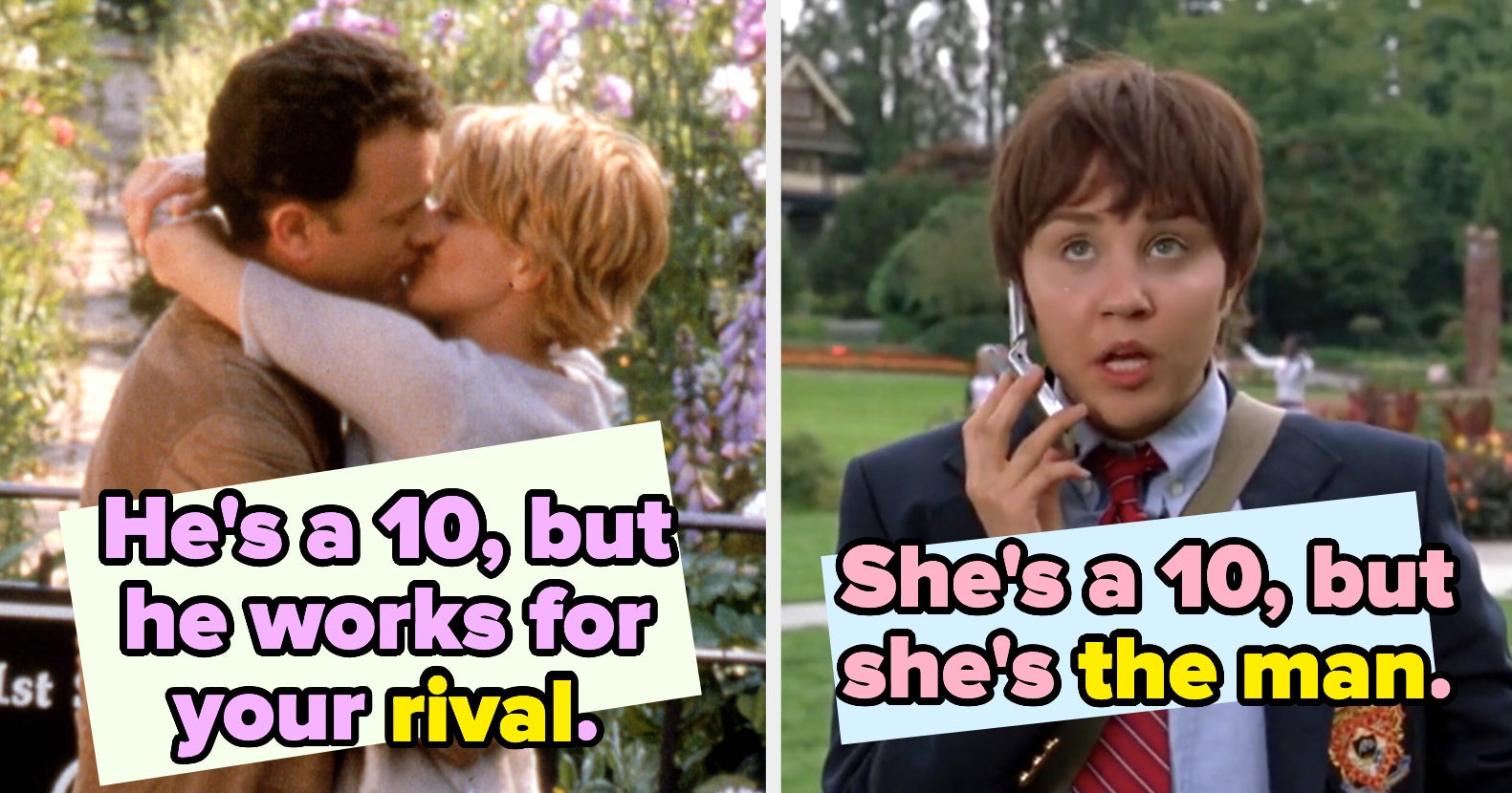 Identify The Famous Rom-Com From "He's A 10, But..."