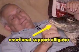 a man and his gator